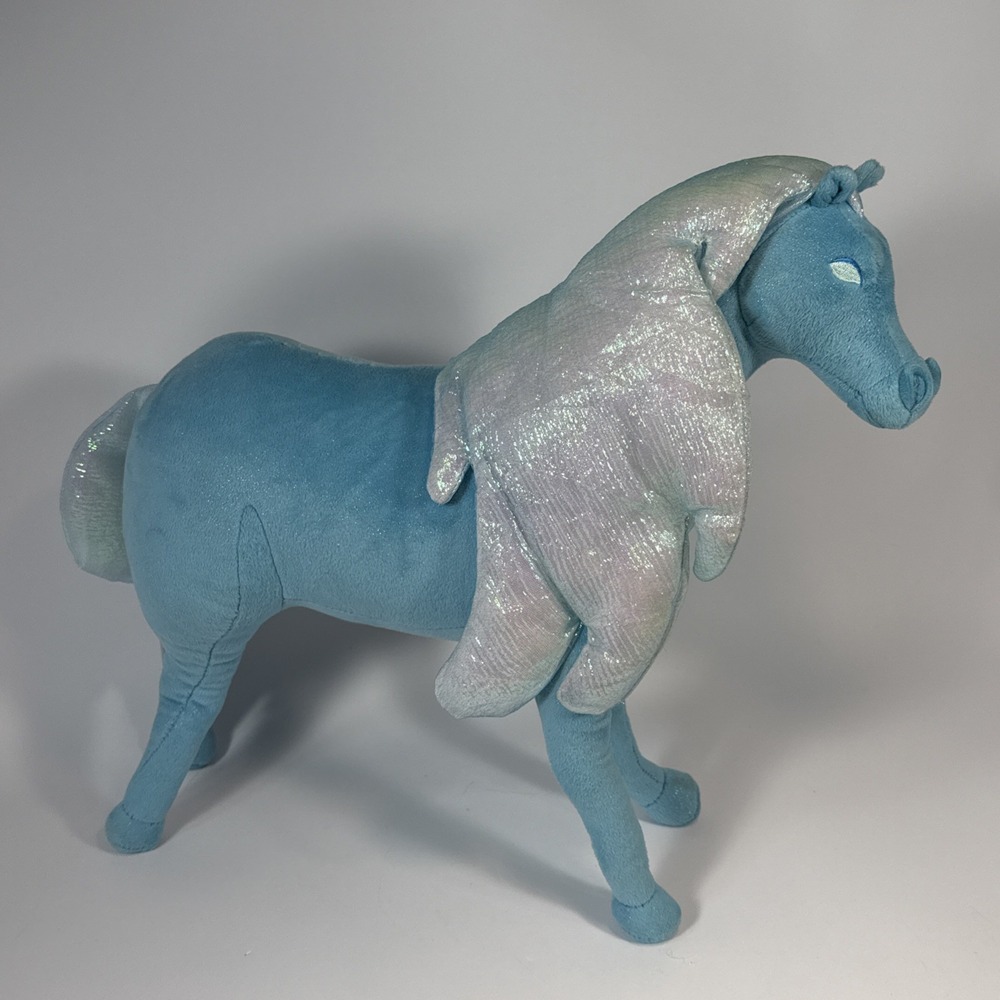 Disney 16" NOKK Frozen 2 Elsa's Spirit Water Horse Blue Stuffed Animal Plush Toy